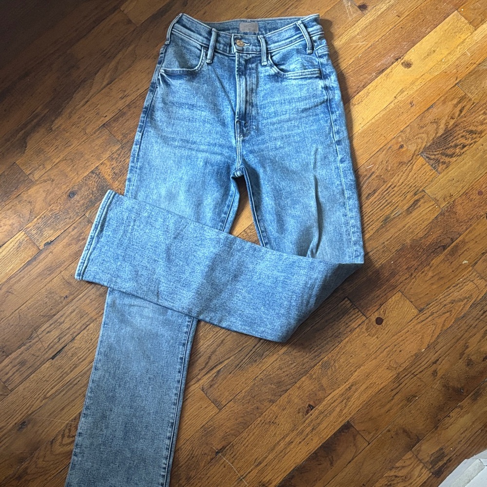 Mother The Hustler Sneak High Rise Bootcut Jean